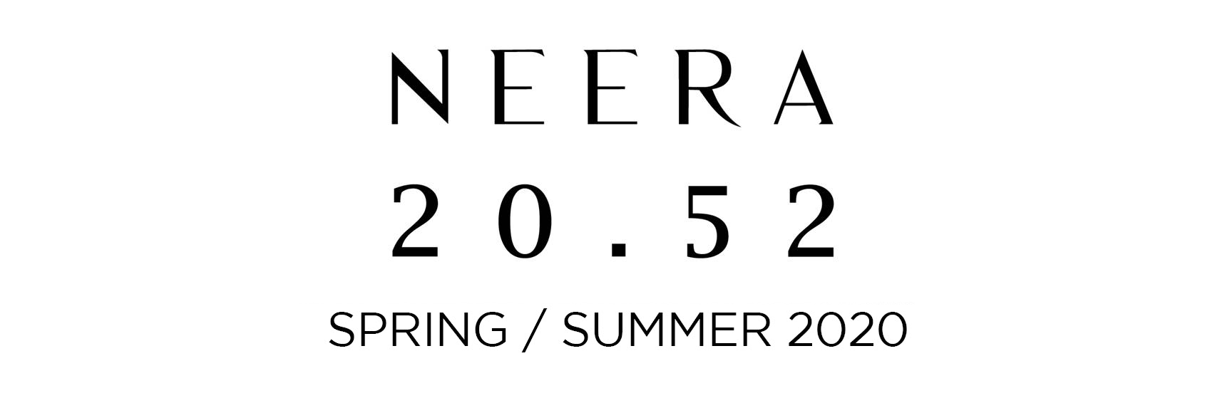 Neera 2052 Spring Summer 2020